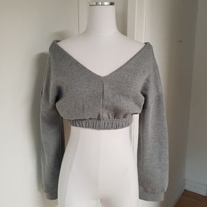 Cropped sweatshirt